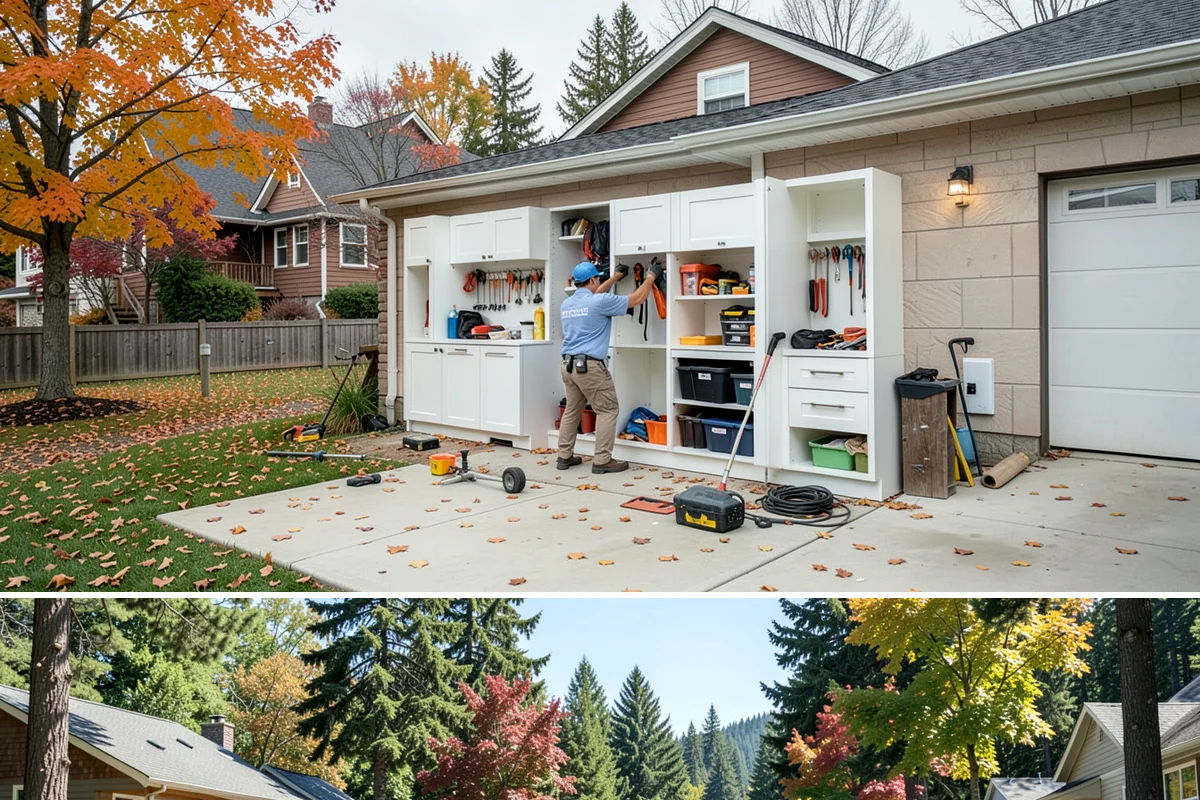 Room Addition in Orting, Pierce County, WA - Framing goes best in the drier summer months, while interior finishing carries comfortably into fall and winter.