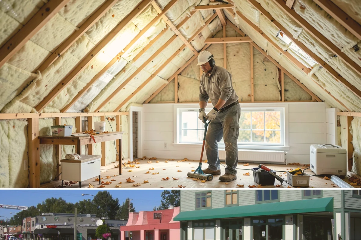 Room Addition in Snoqualmie, King County, WA - Framing goes best in the drier summer months, while interior finishing carries comfortably into fall and winter.