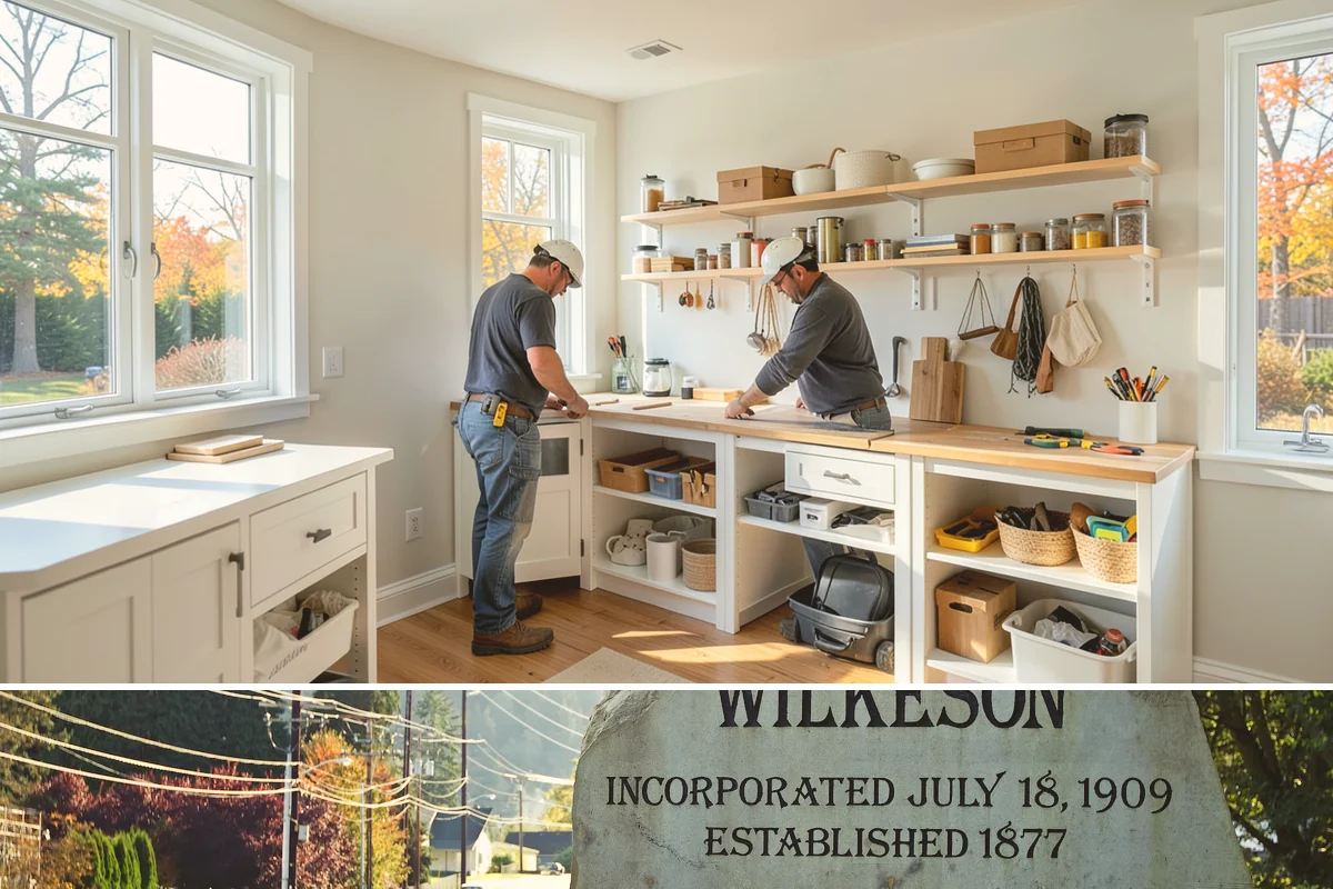 Room Addition in Wilkeson, Pierce County, WA - Framing goes best in the drier summer months, while interior finishing carries comfortably into fall and winter.