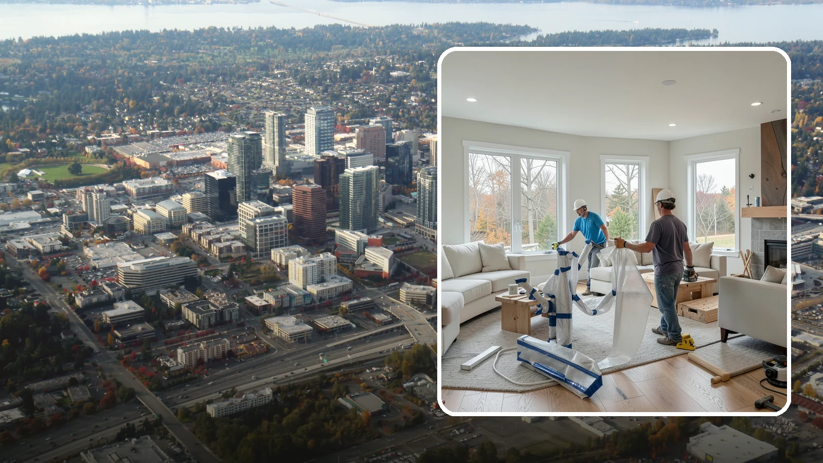 Room Reconfiguration in Bellevue, King County, WA - Reworking interior layouts to make rooms function better for how your household actually lives.