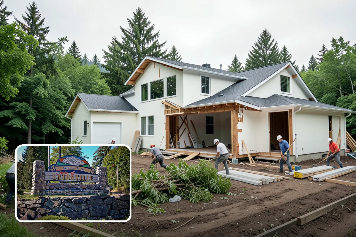 Room Reconfiguration in Eatonville, Pierce County, WA - Improves flow and function within your footprint