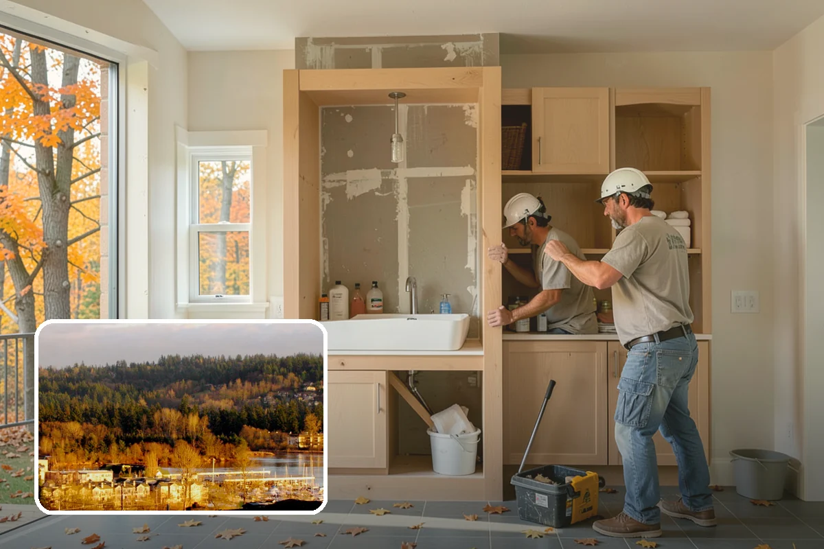 Room Reconfiguration in Kenmore, King County, WA - Improves flow and function within your footprint