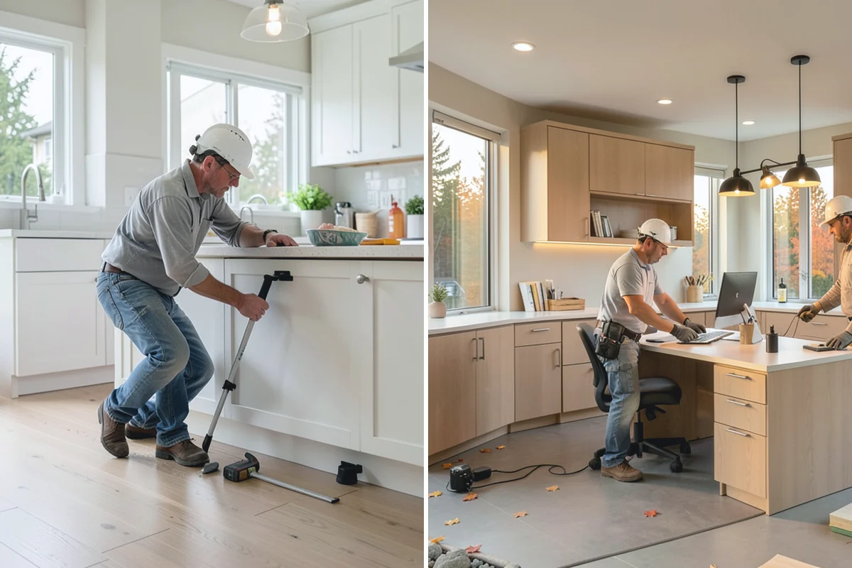 Rough-In Plumbing in Beaux Arts Village, King County, WA - Review your remodel or addition plans and confirm fixture locations on-site