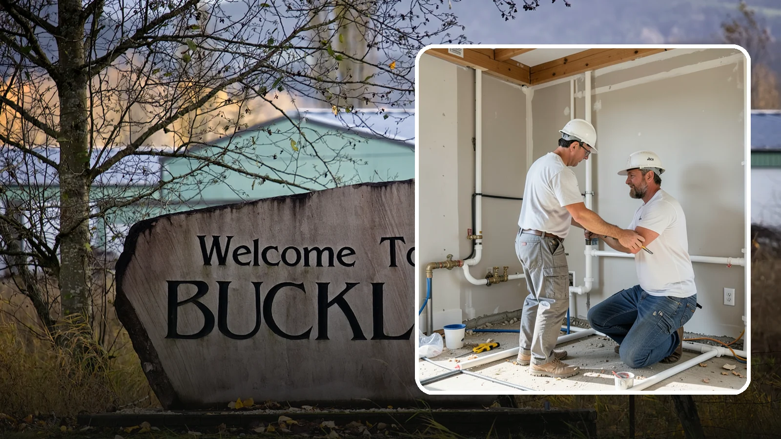Rough-In Plumbing in Buckley, Pierce County, WA - We install the supply, drain, waste, and vent lines behind your walls before insulation and drywall go up on a remodel or...