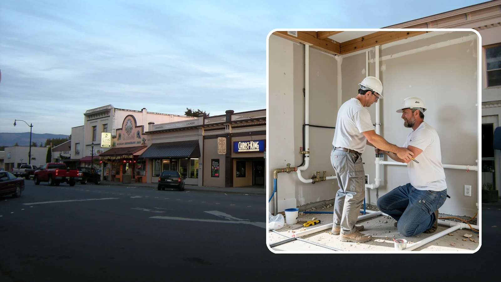 Rough-In Plumbing in Burlington, Skagit County, WA - We install the supply, drain, waste, and vent lines behind your walls before insulation and drywall go up on a remodel or...