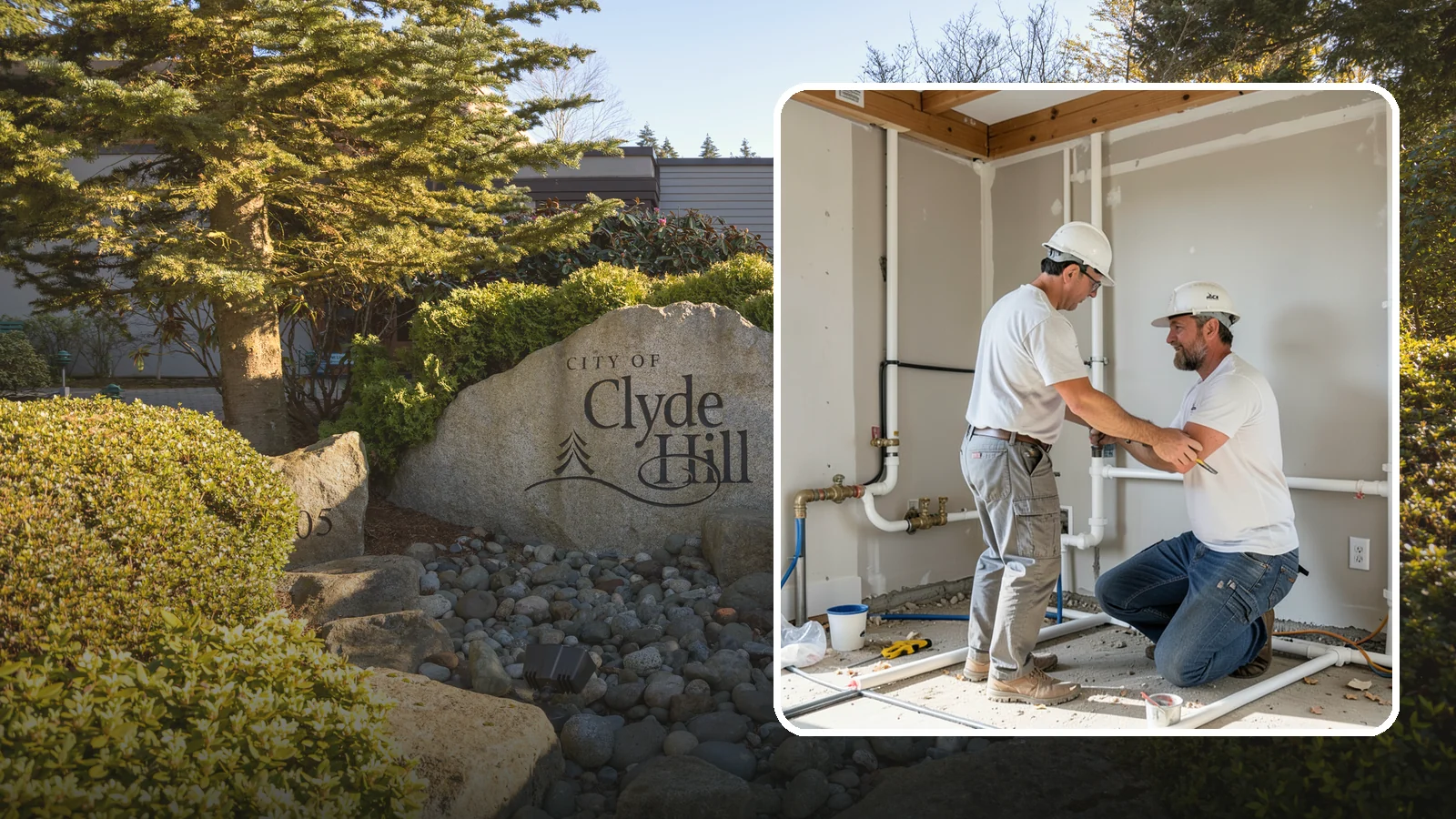 Rough-In Plumbing in Clyde Hill, King County, WA - We install the supply, drain, waste, and vent lines behind your walls before insulation and drywall go up on a remodel or...