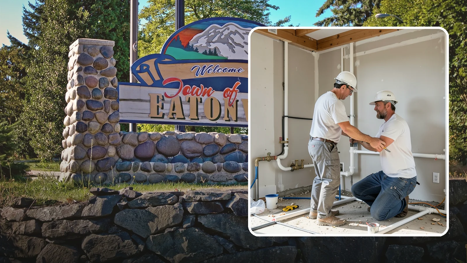 Rough-In Plumbing in Eatonville, Pierce County, WA - We install the supply, drain, waste, and vent lines behind your walls before insulation and drywall go up on a remodel or...