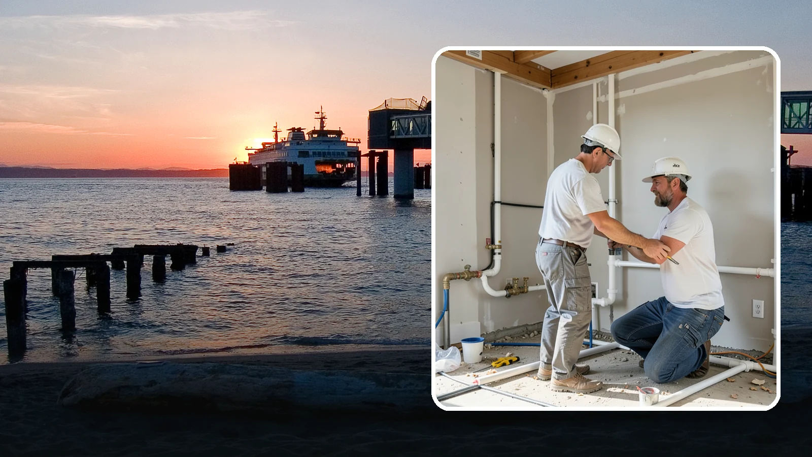 Rough-In Plumbing in Edmonds, Snohomish County, WA - We install the supply, drain, waste, and vent lines behind your walls before insulation and drywall go up on a remodel or...
