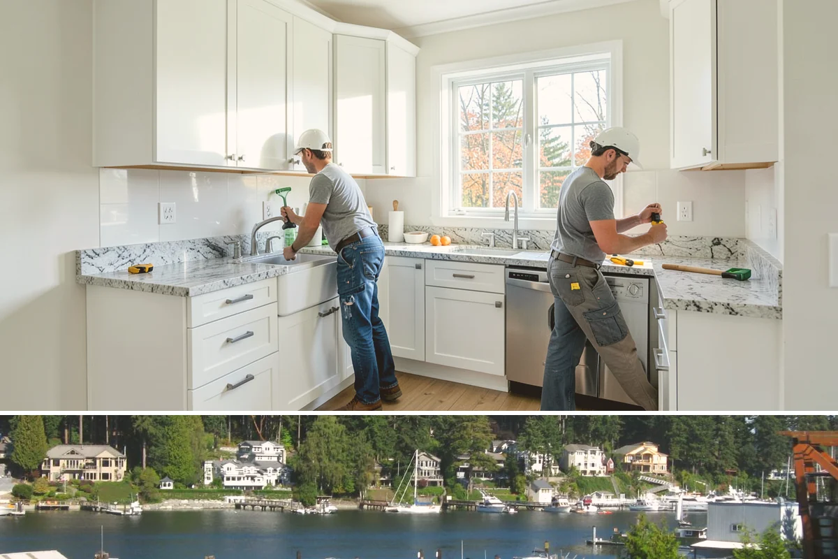 Rough-In Plumbing in Gig Harbor, Pierce County, WA - Rough-in work happens indoors and can proceed year-round, though pairing it with dry-season framing keeps the overall project on...