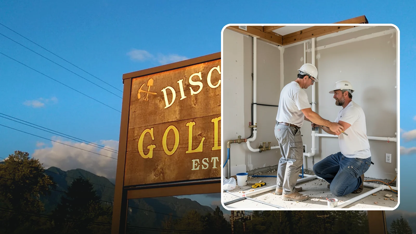 Rough-In Plumbing in Gold Bar, Snohomish County, WA - We install the supply, drain, waste, and vent lines behind your walls before insulation and drywall go up on a remodel or...