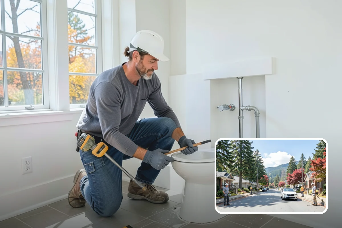 Rough-In Plumbing in Hunts Point, King County, WA - Fixtures that drain and vent correctly the first time