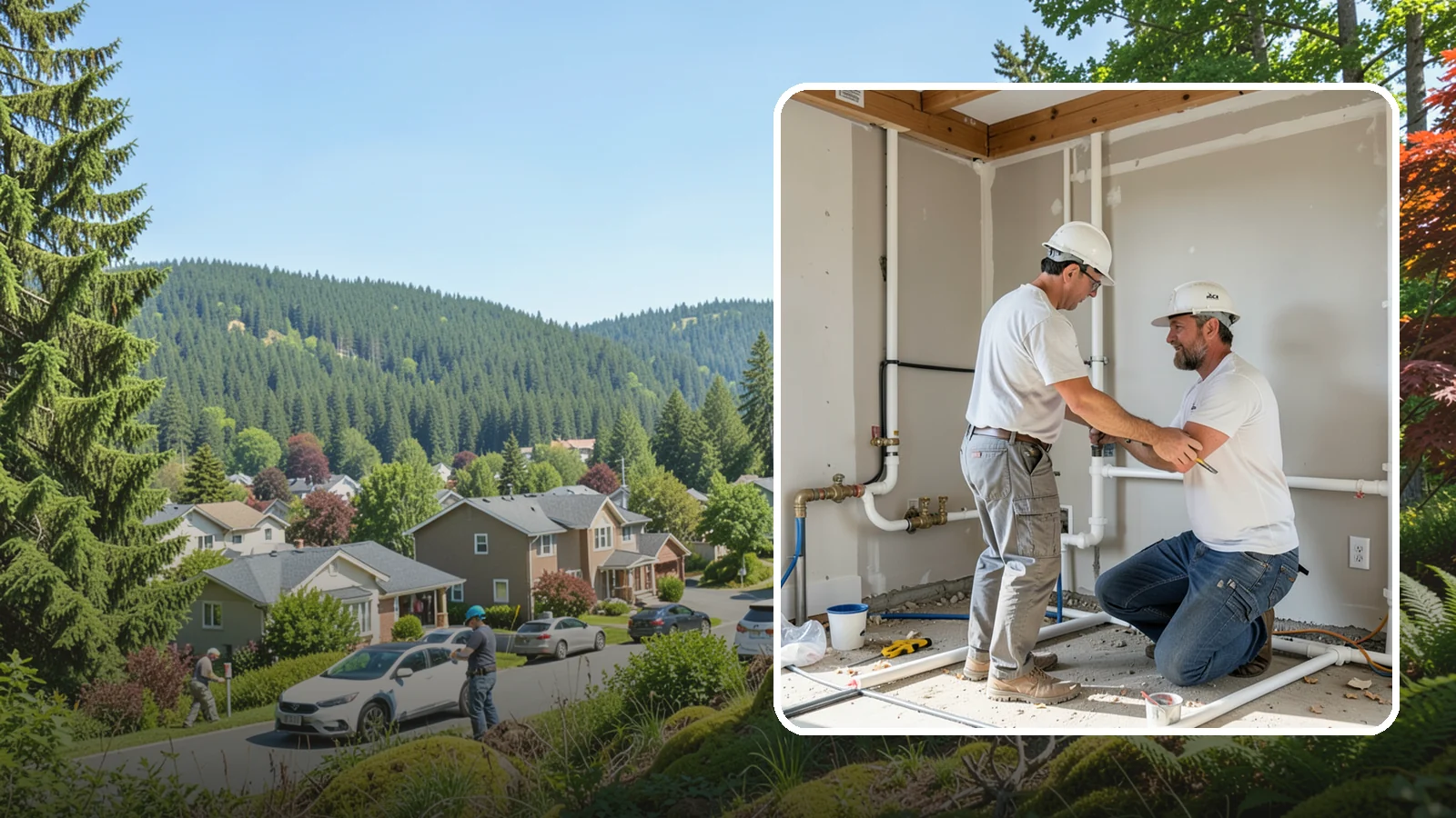 Rough-In Plumbing in Index, Snohomish County, WA - We install the supply, drain, waste, and vent lines behind your walls before insulation and drywall go up on a remodel or...