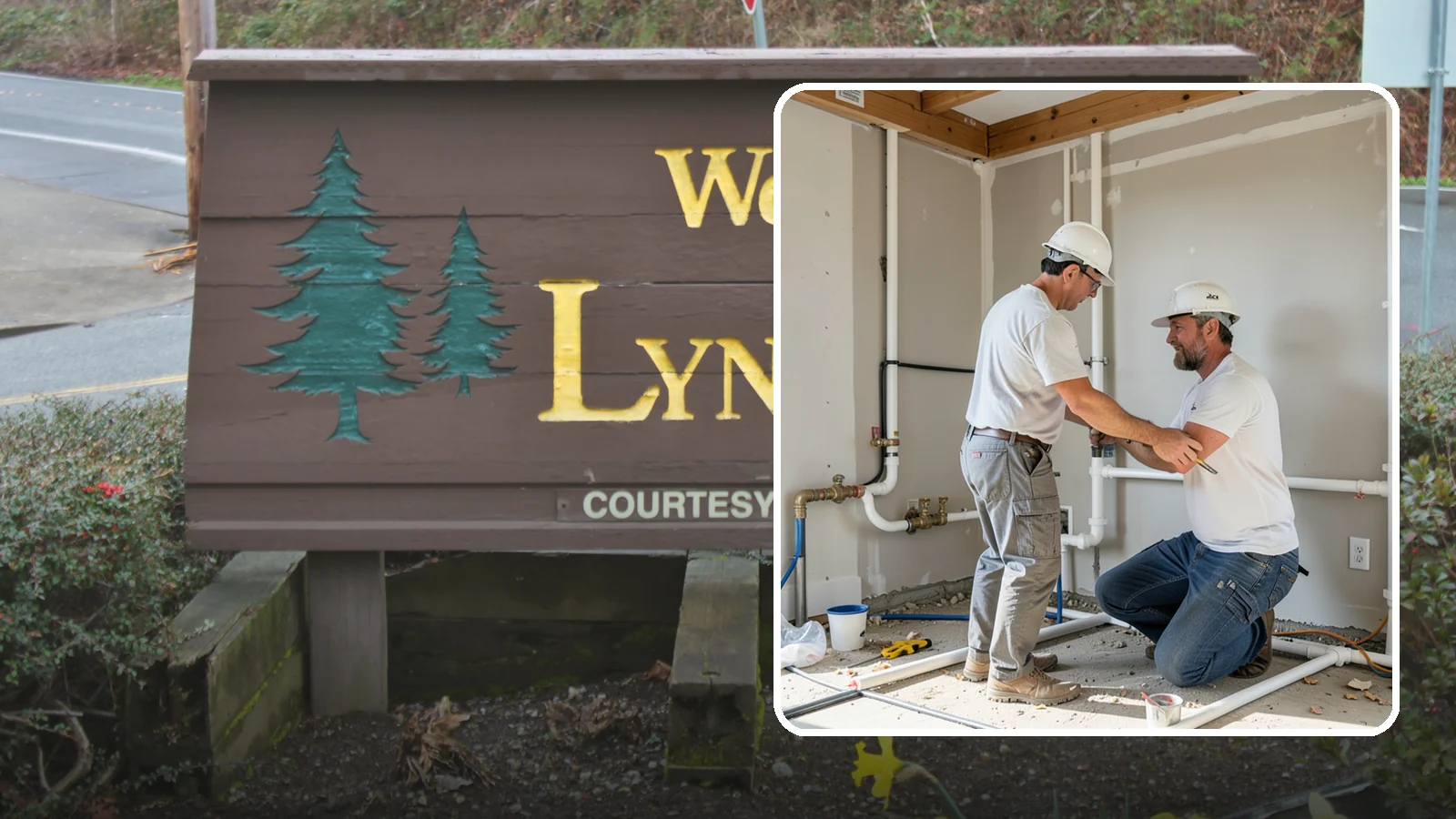 Rough-In Plumbing in Lynnwood, Snohomish County, WA - We install the supply, drain, waste, and vent lines behind your walls before insulation and drywall go up on a remodel or...