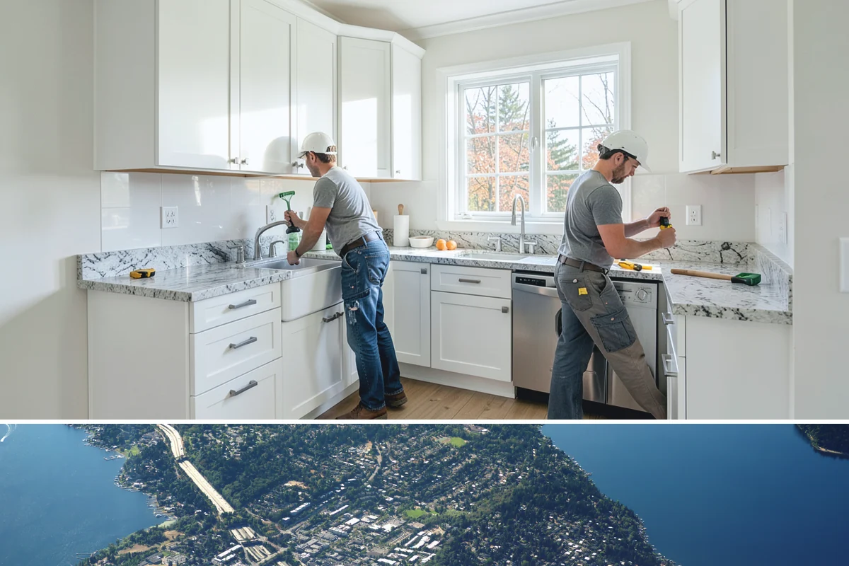 Rough-In Plumbing in Mercer Island, King County, WA - Rough-in work happens indoors and can proceed year-round, though pairing it with dry-season framing keeps the overall project on...