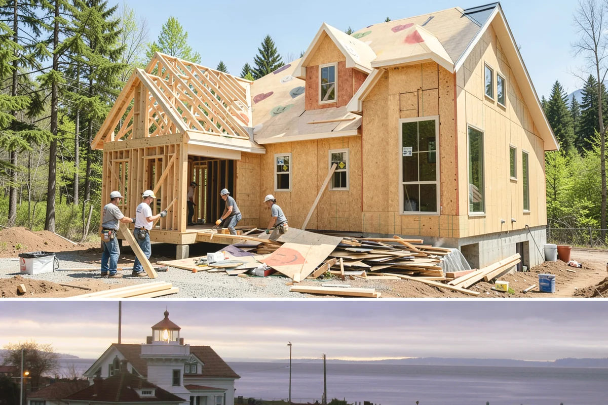 Rough-In Plumbing in Mukilteo, Snohomish County, WA - Rough-in work happens indoors and can proceed year-round, though pairing it with dry-season framing keeps the overall project on...
