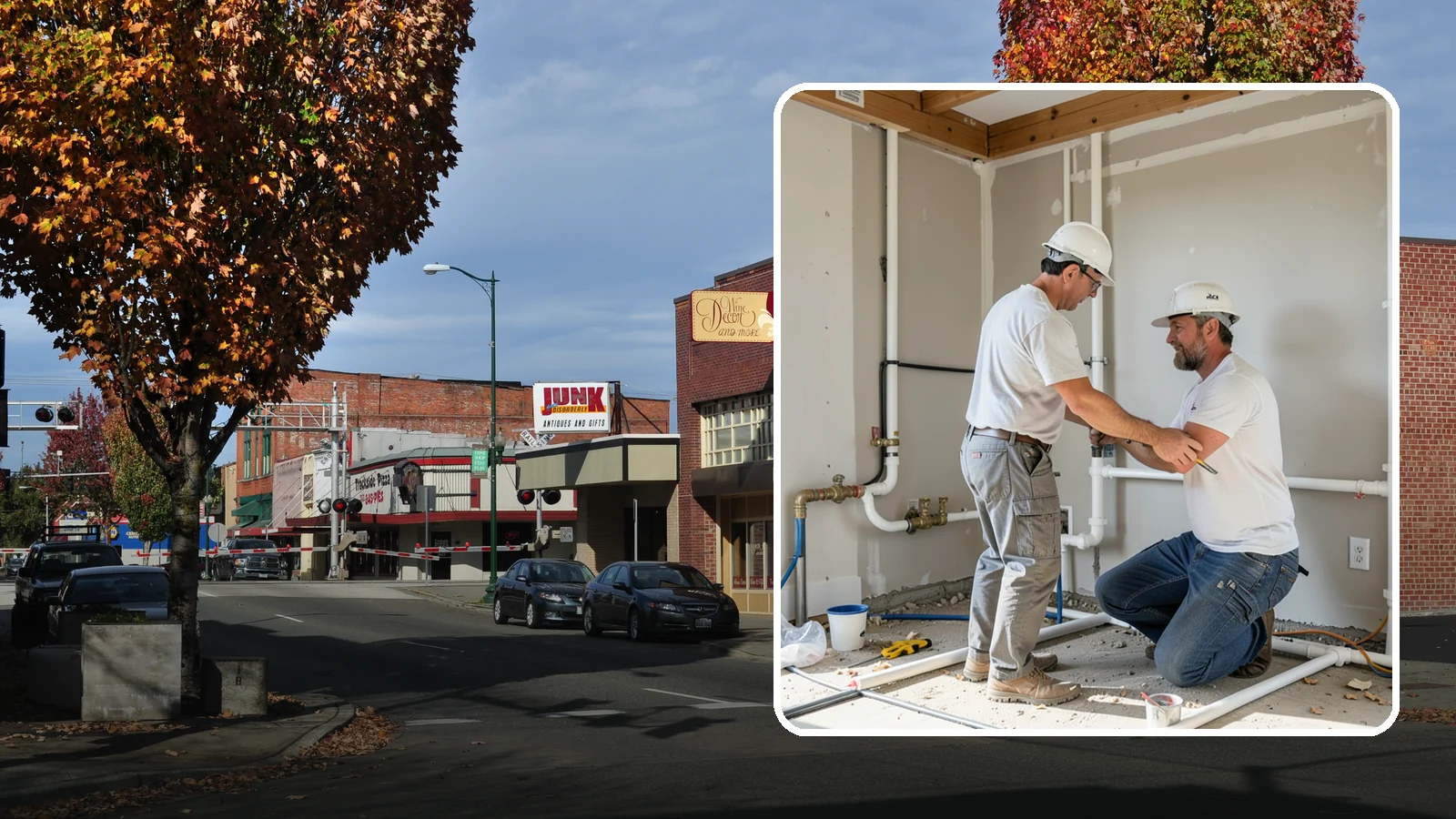 Rough-In Plumbing in Puyallup, Pierce County, WA - We install the supply, drain, waste, and vent lines behind your walls before insulation and drywall go up on a remodel or...