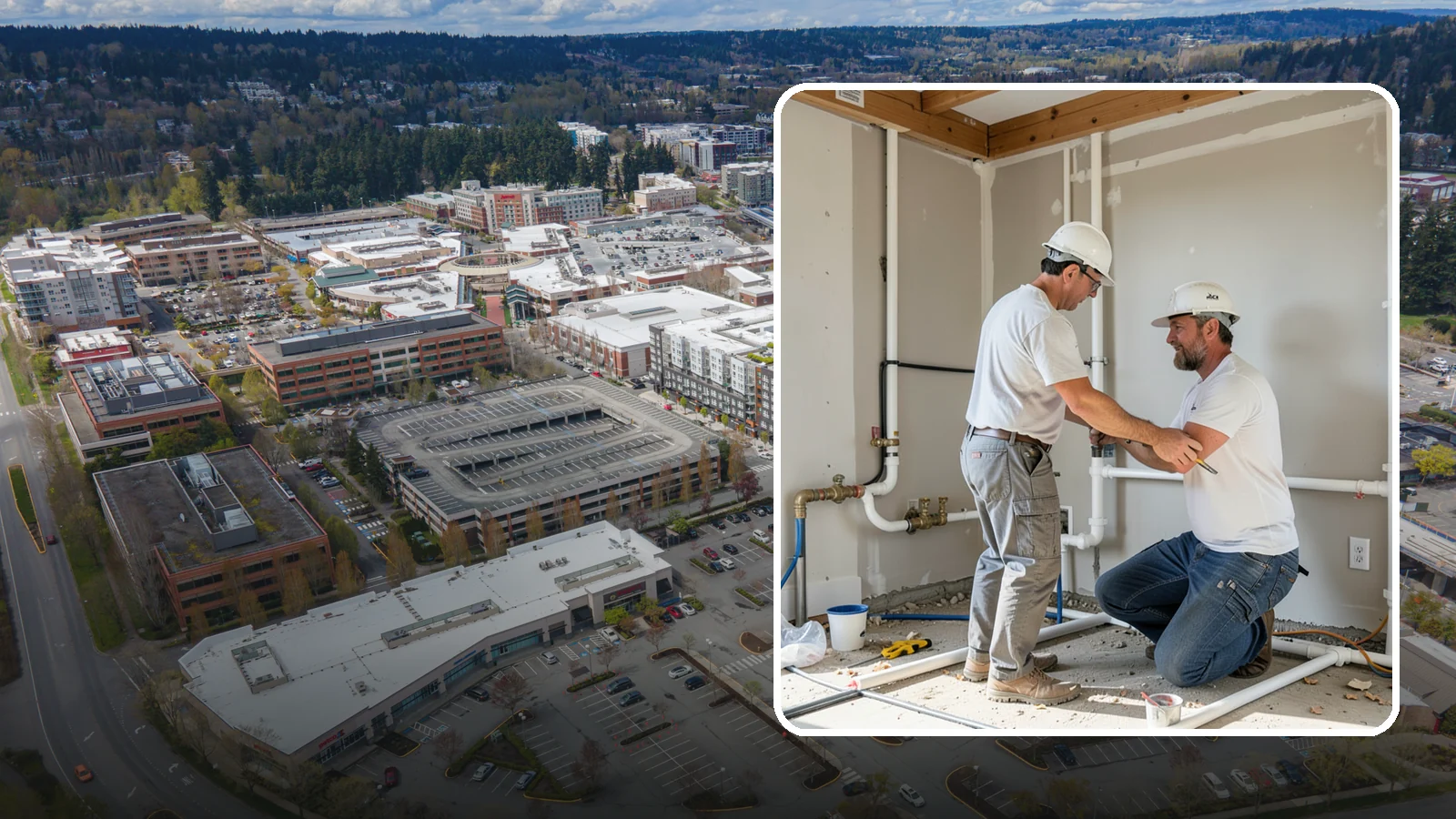 Rough-In Plumbing in Redmond, King County, WA - We install the supply, drain, waste, and vent lines behind your walls before insulation and drywall go up on a remodel or...