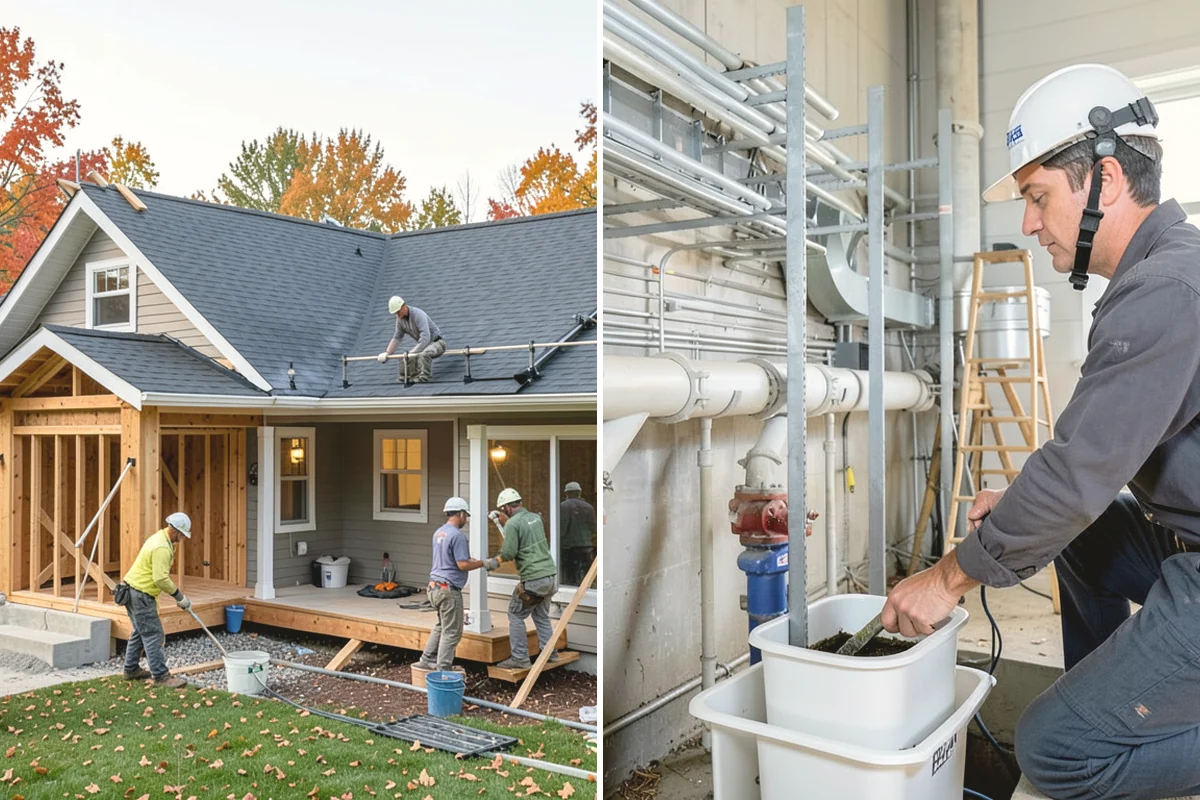 Rough-In Plumbing in Ruston, Pierce County, WA - Review your remodel or addition plans and confirm fixture locations on-site