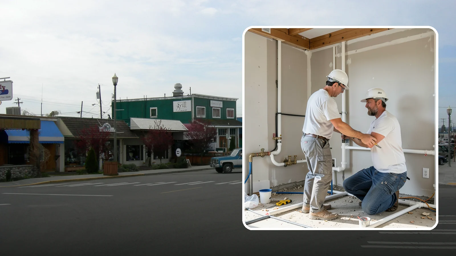 Rough-In Plumbing in Stanwood, Snohomish County, WA - We install the supply, drain, waste, and vent lines behind your walls before insulation and drywall go up on a remodel or...