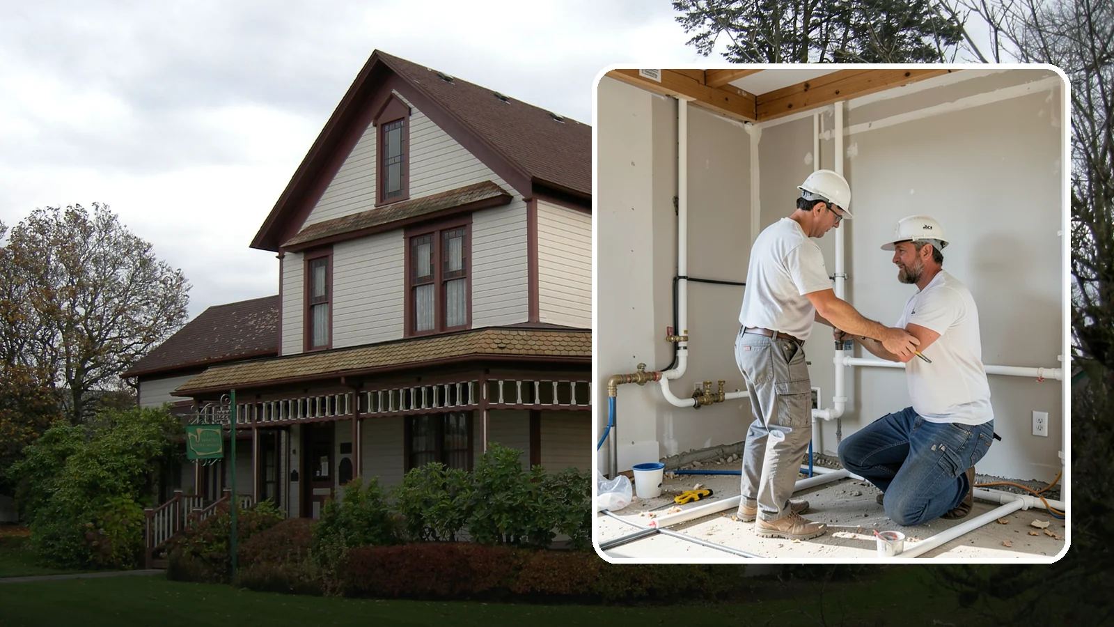 Rough-In Plumbing in Sumner, Pierce County, WA - We install the supply, drain, waste, and vent lines behind your walls before insulation and drywall go up on a remodel or...