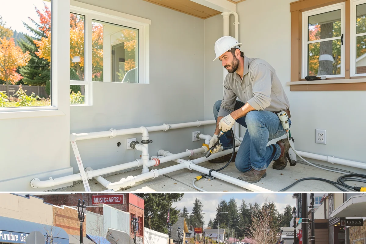 Sauna Construction in Bothell, King County, WA - Saunas can be built any time of year and are especially welcome heading into the cold, damp winter.