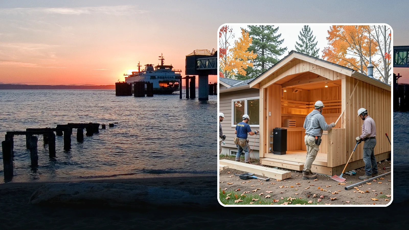 Sauna Construction in Edmonds, Snohomish County, WA - We build home saunas engineered to handle intense heat and moisture safely for years.