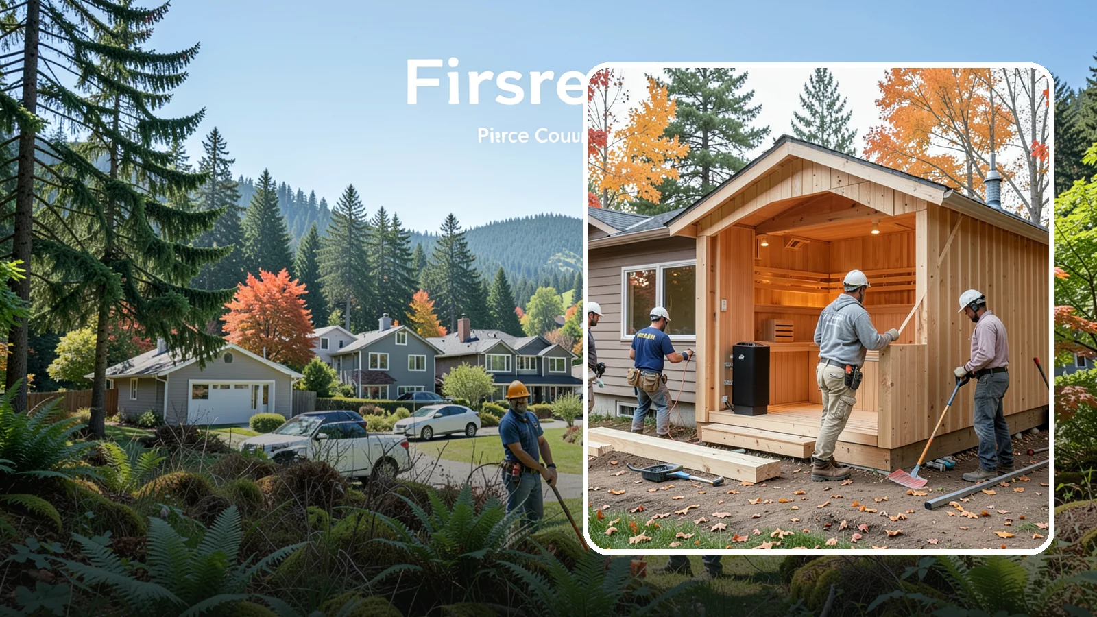Sauna Construction in Fircrest, Pierce County, WA - We build home saunas engineered to handle intense heat and moisture safely for years.