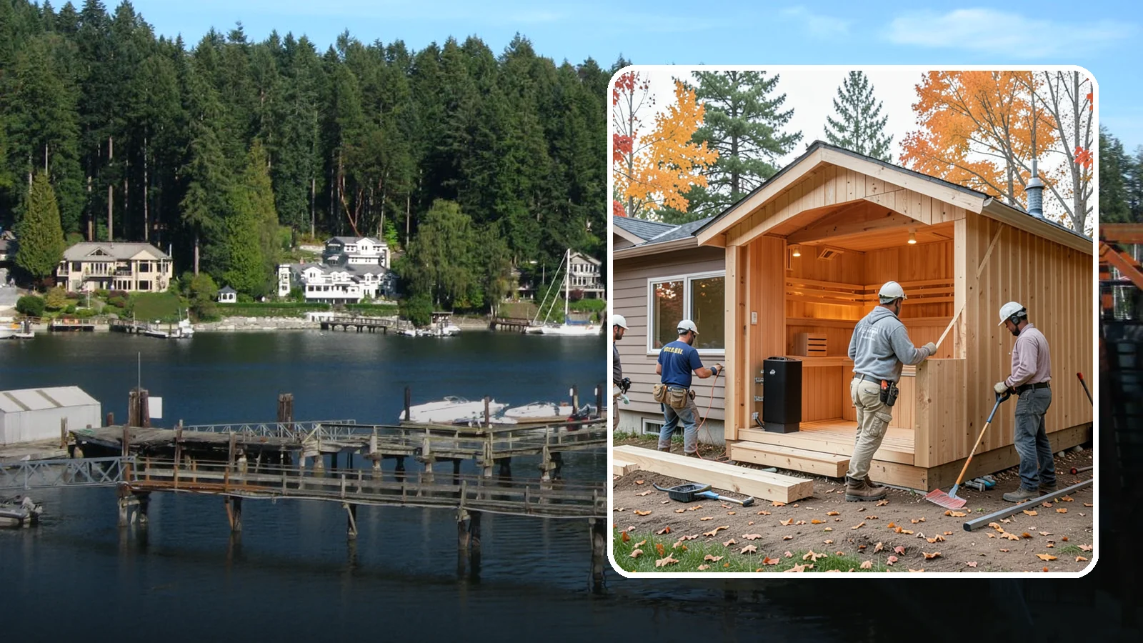 Sauna Construction in Gig Harbor, Pierce County, WA - We build home saunas engineered to handle intense heat and moisture safely for years.