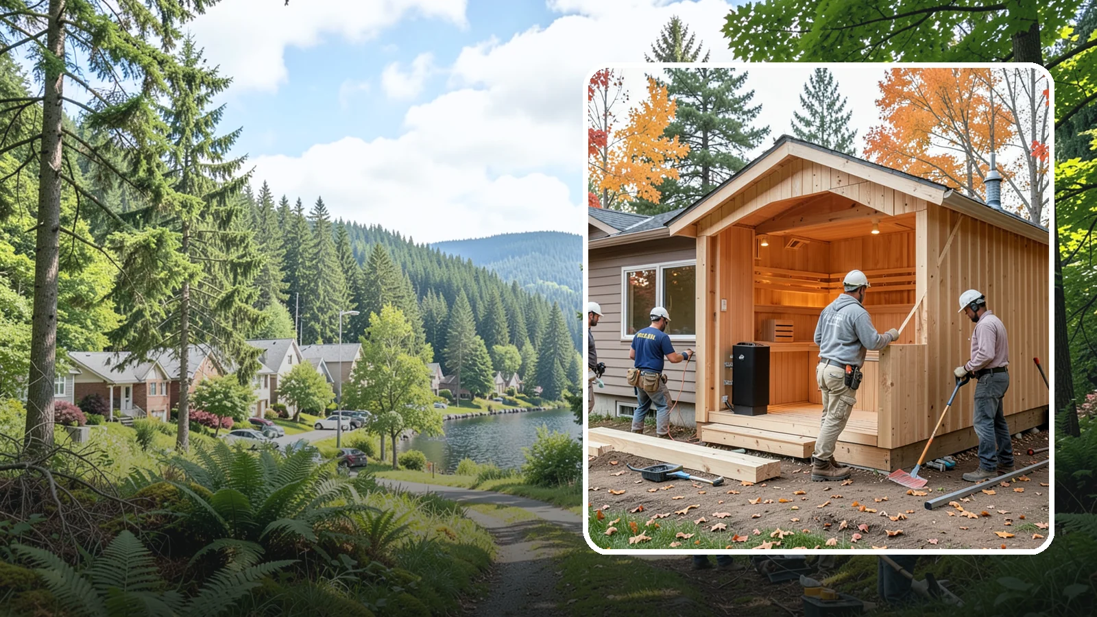 Sauna Construction in Lake Forest Park, King County, WA - We build home saunas engineered to handle intense heat and moisture safely for years.