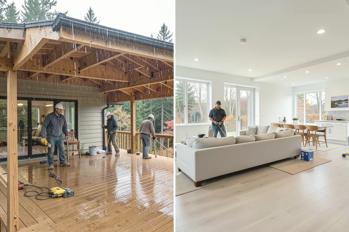 Sauna Construction in Lake Stevens, Snohomish County, WA - We assess the location, power, and ventilation options