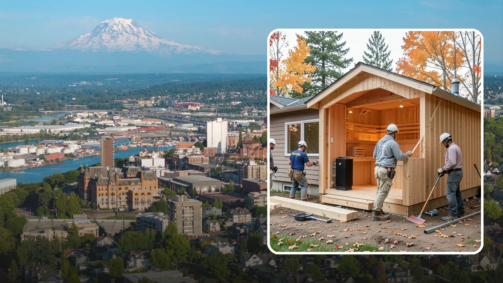 Sauna Construction in Tacoma, Pierce County, WA - We build home saunas engineered to handle intense heat and moisture safely for years.