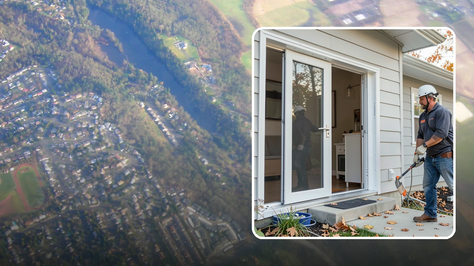 Screen Door Installation in Algona, King County, WA - Screen doors that invite fresh Northwest air inside while keeping insects out.