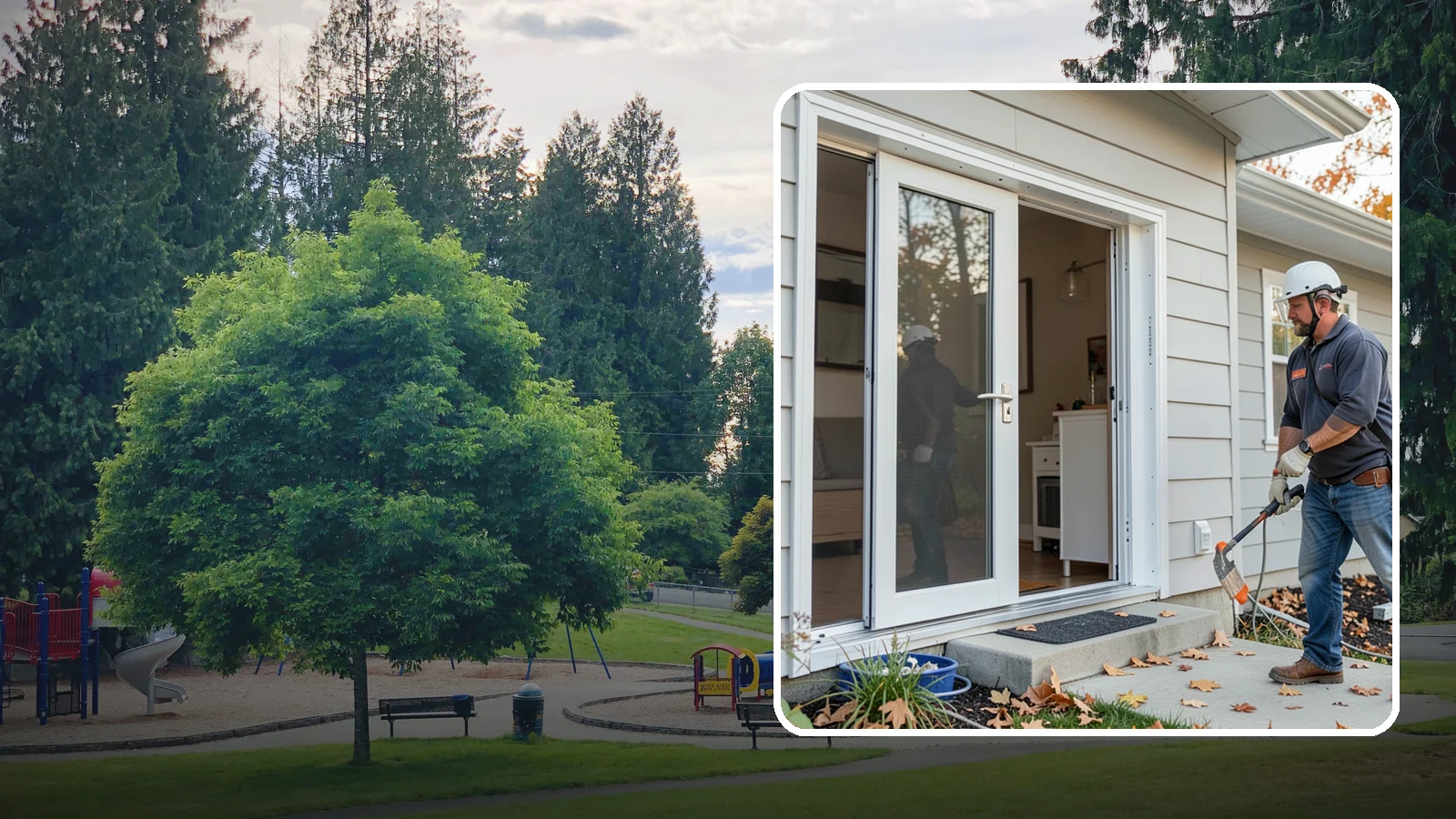 Screen Door Installation in Bonney Lake, Pierce County, WA - Screen doors that invite fresh Northwest air inside while keeping insects out.