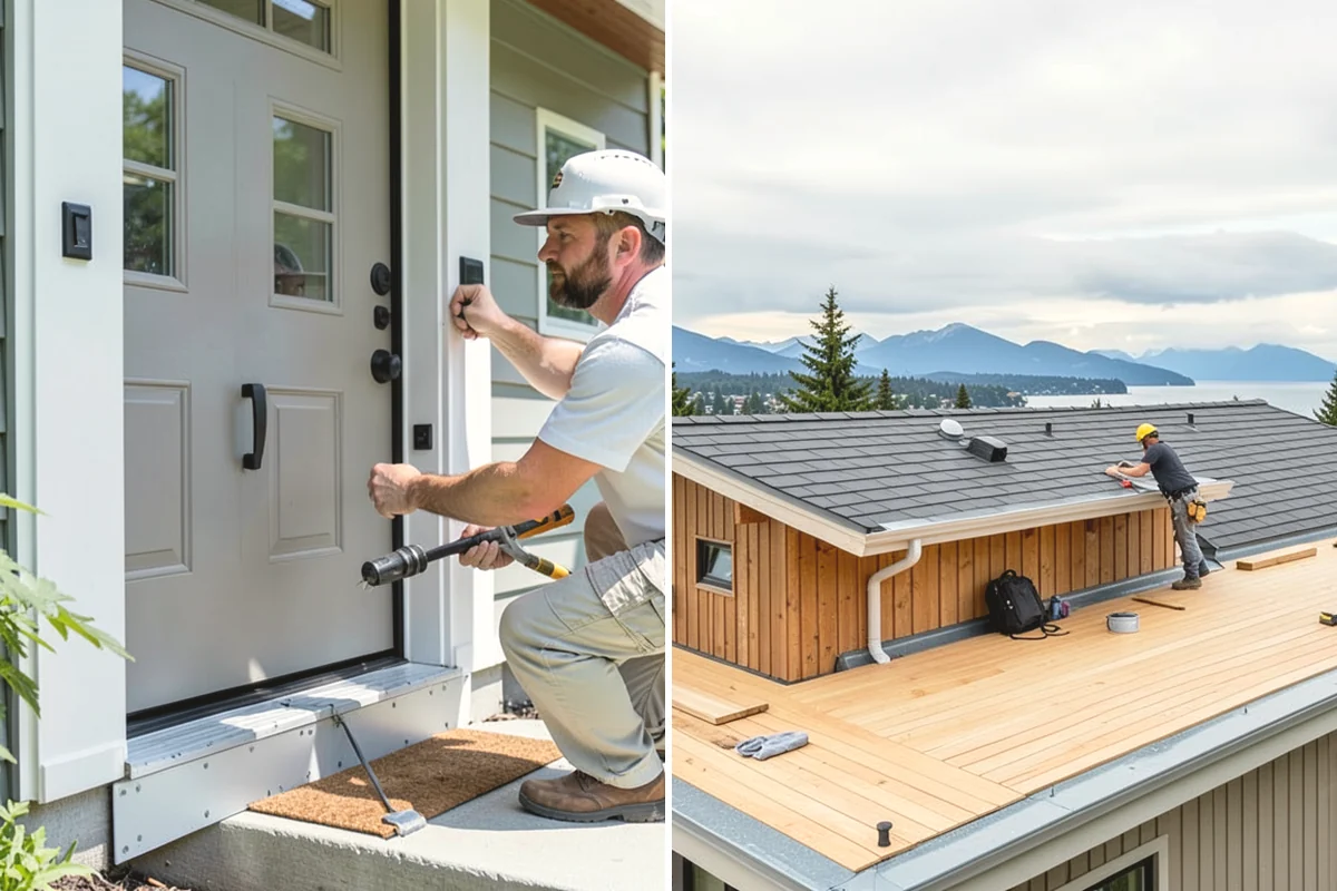 Screen Door Installation in Burien, King County, WA - Measure the opening and select a sliding or hinged screen