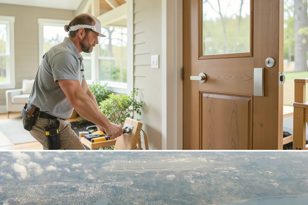 Screen Door Installation in Burien, King County, WA - Spring is the perfect time to add a screen door ahead of the warm, breezy months.
