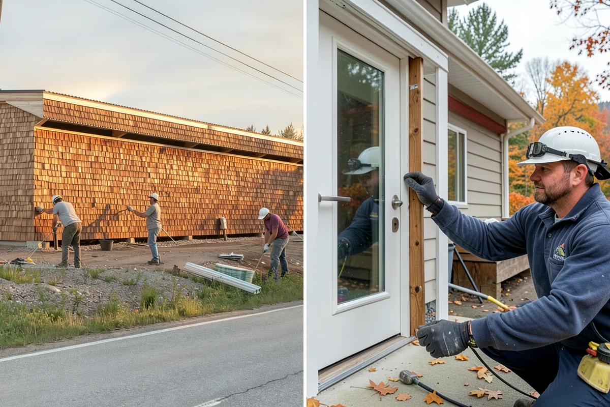 Screen Door Installation in Concrete, Skagit County, WA - Measure the opening and select a sliding or hinged screen