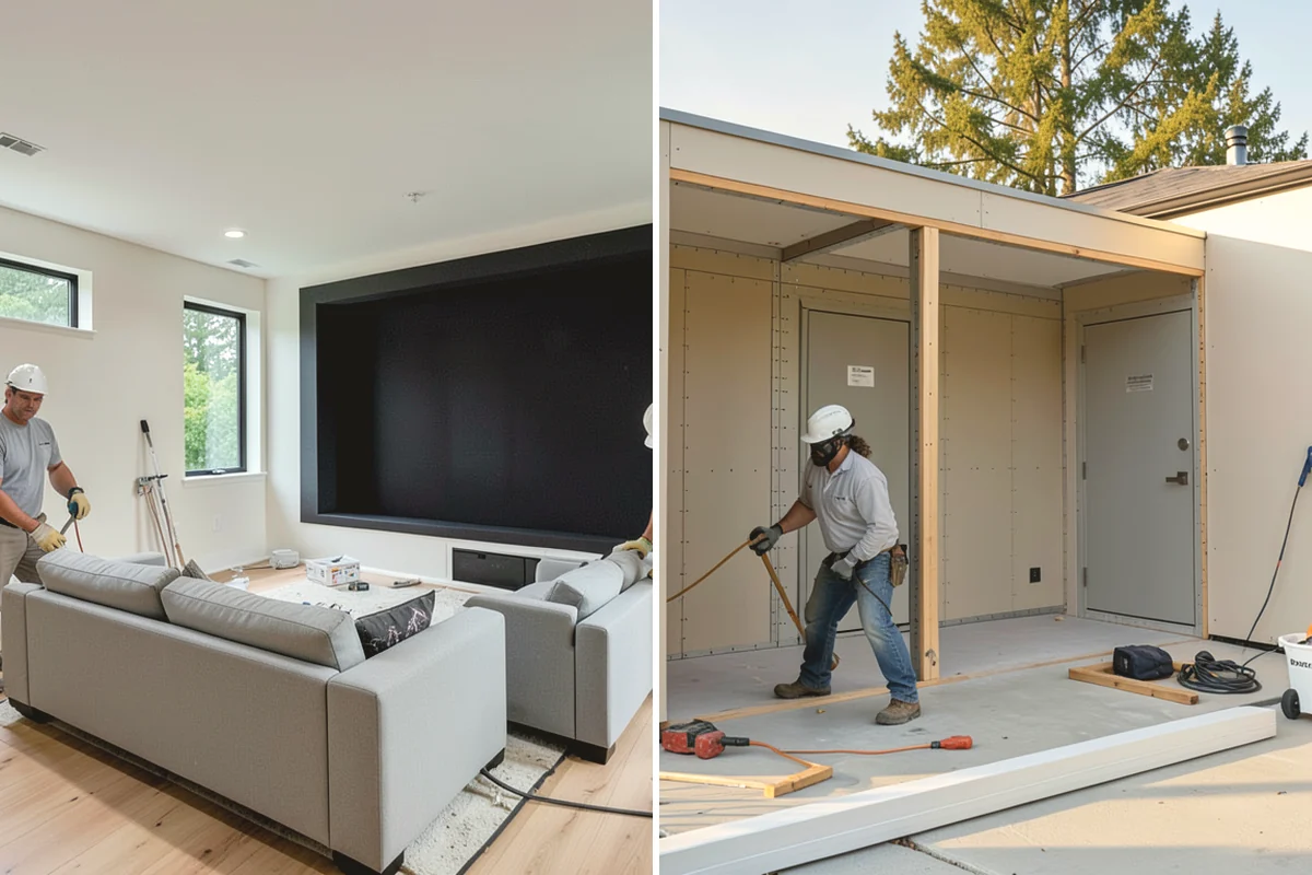 Screen Door Installation in Covington, King County, WA - Measure the opening and select a sliding or hinged screen