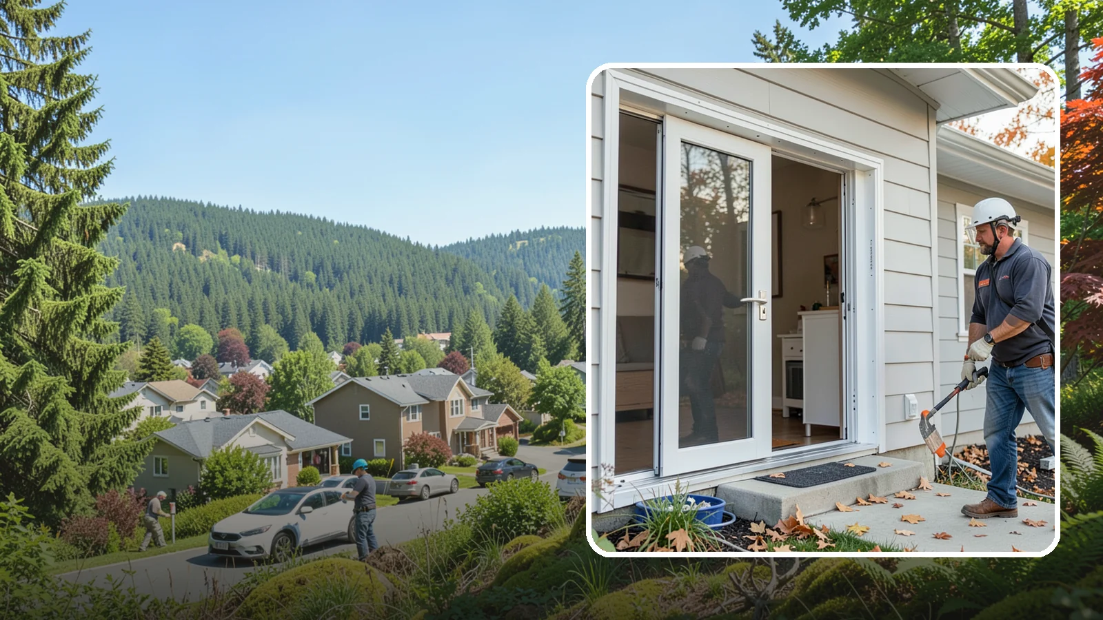Screen Door Installation in Index, Snohomish County, WA - Screen doors that invite fresh Northwest air inside while keeping insects out.