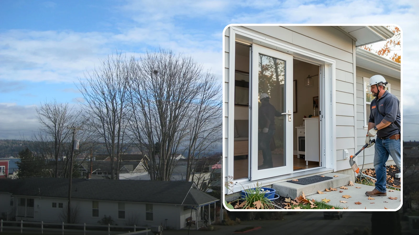 Screen Door Installation in Langley, Island County, WA - Screen doors that invite fresh Northwest air inside while keeping insects out.