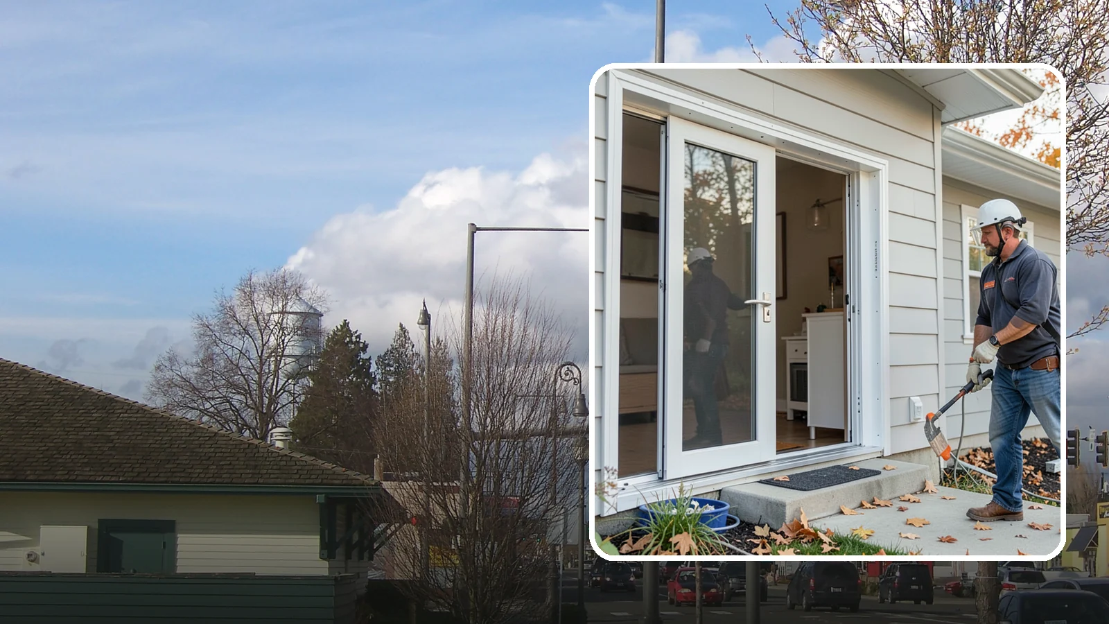 Screen Door Installation in Marysville, Snohomish County, WA - Screen doors that invite fresh Northwest air inside while keeping insects out.