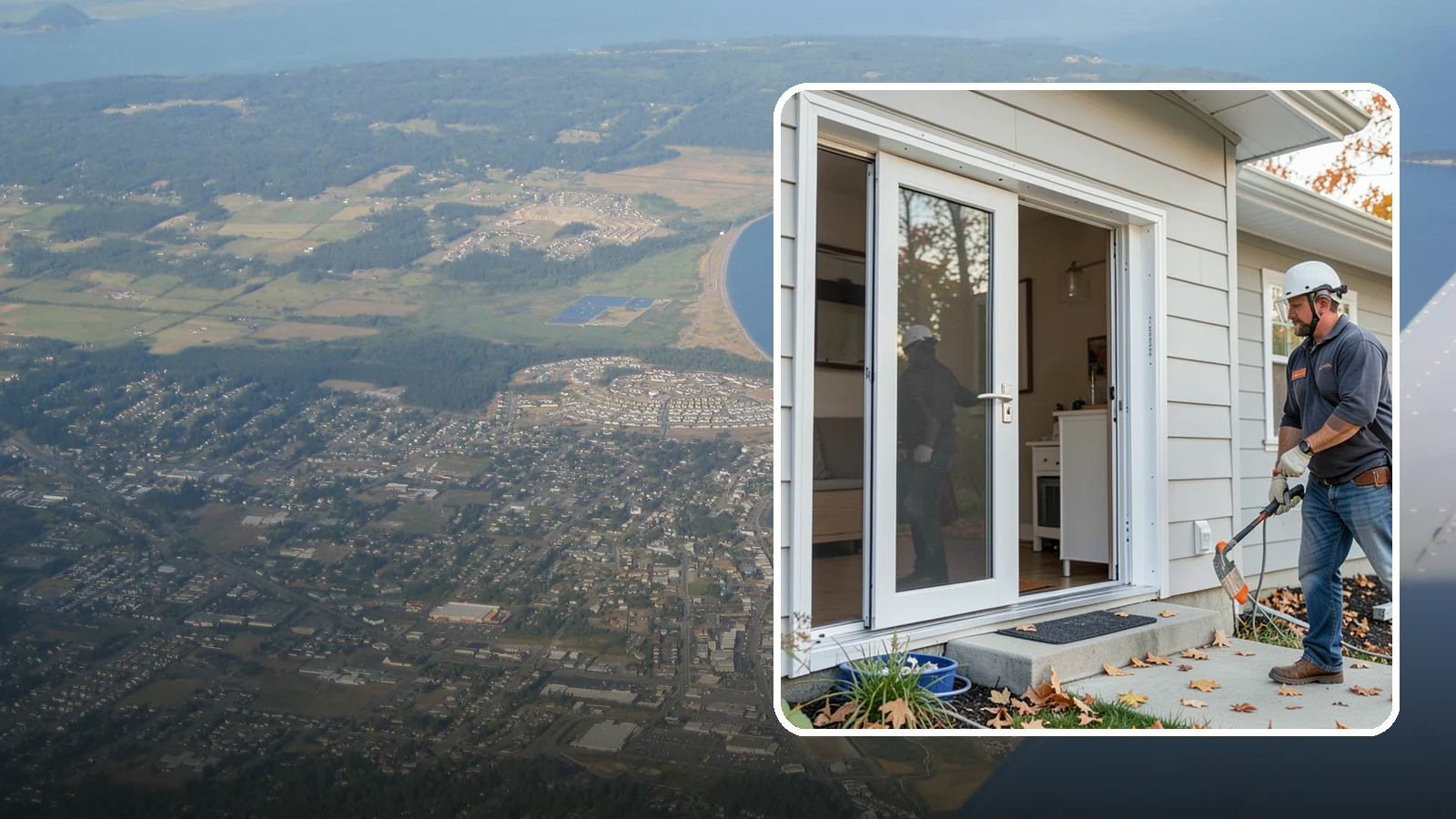 Screen Door Installation in Oak Harbor, Island County, WA - Screen doors that invite fresh Northwest air inside while keeping insects out.