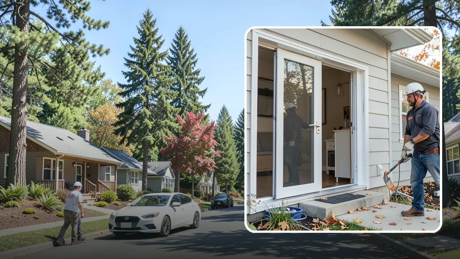 Screen Door Installation in Orting, Pierce County, WA - Screen doors that invite fresh Northwest air inside while keeping insects out.