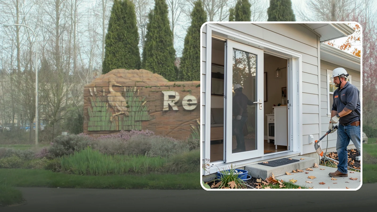 Screen Door Installation in Renton, King County, WA - Screen doors that invite fresh Northwest air inside while keeping insects out.