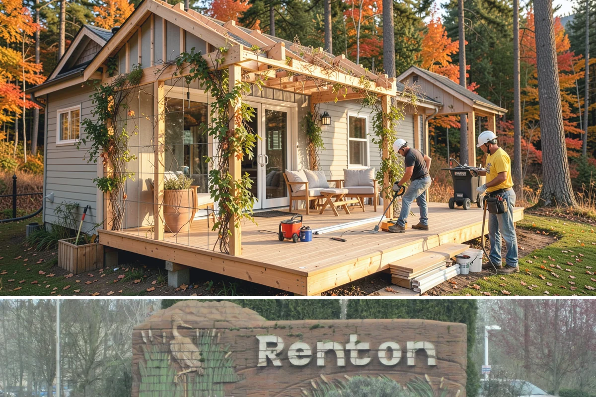 Screen Door Installation in Renton, King County, WA - Spring is the perfect time to add a screen door ahead of the warm, breezy months.