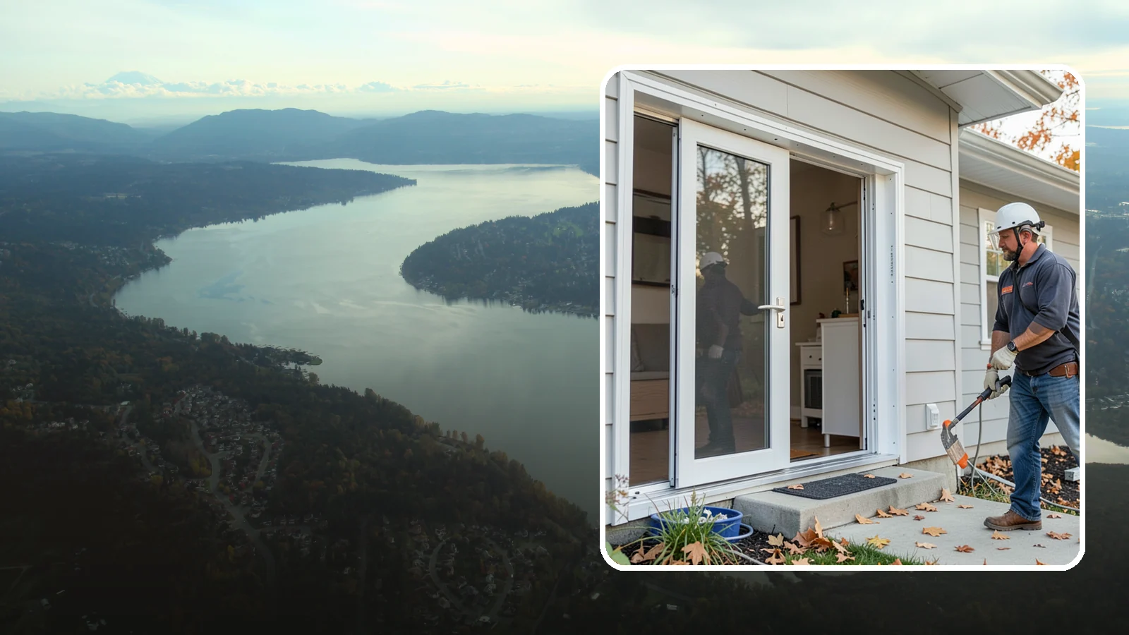 Screen Door Installation in Sammamish, King County, WA - Screen doors that invite fresh Northwest air inside while keeping insects out.