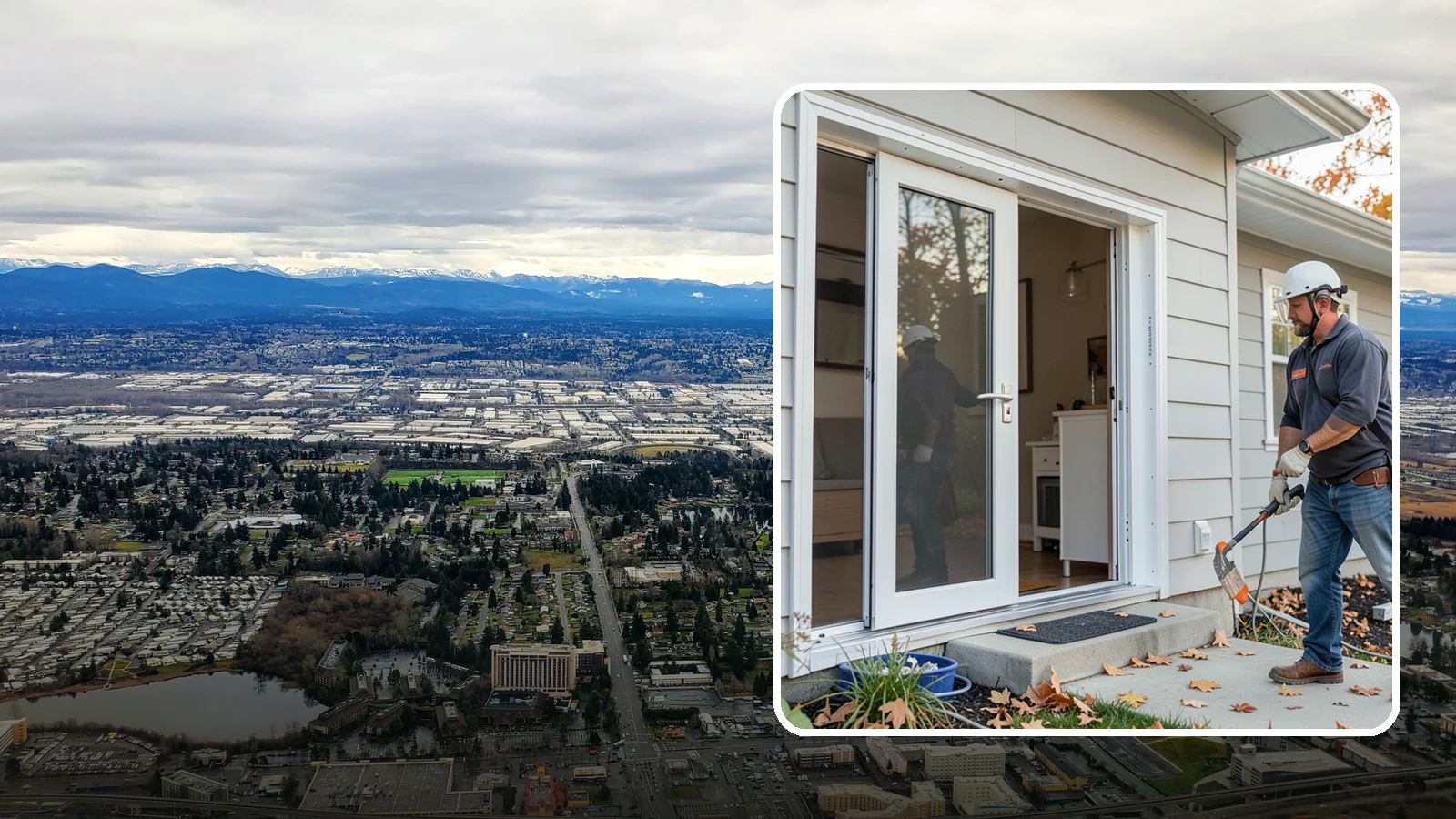 Screen Door Installation in SeaTac, King County, WA - Screen doors that invite fresh Northwest air inside while keeping insects out.