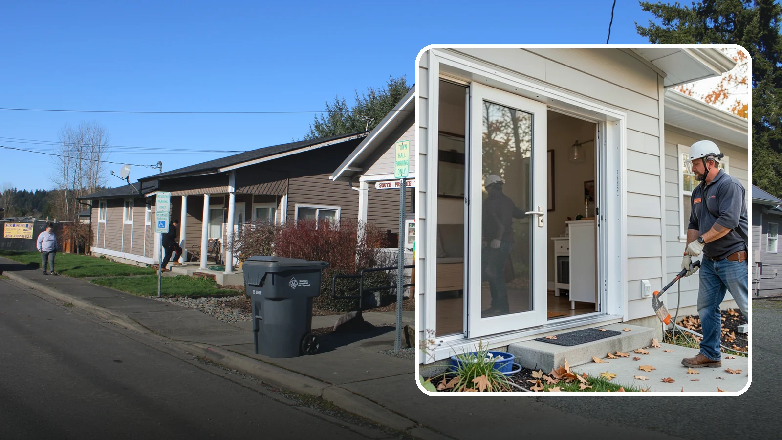 Screen Door Installation in South Prairie, Pierce County, WA - Screen doors that invite fresh Northwest air inside while keeping insects out.