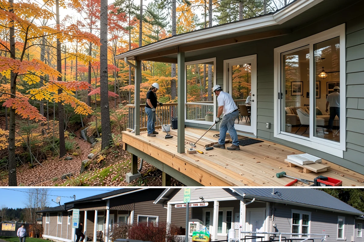 Screen Door Installation in South Prairie, Pierce County, WA - Spring is the perfect time to add a screen door ahead of the warm, breezy months.