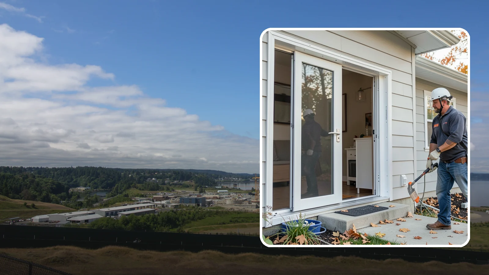 Screen Door Installation in University Place, Pierce County, WA - Screen doors that invite fresh Northwest air inside while keeping insects out.