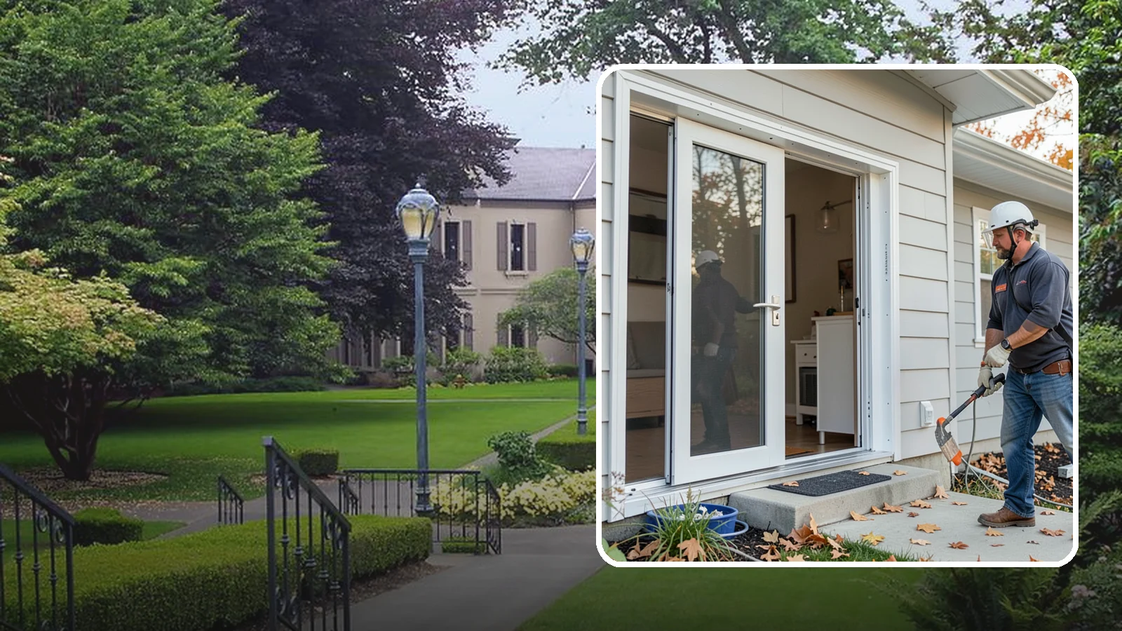 Screen Door Installation in Woodinville, King County, WA - Screen doors that invite fresh Northwest air inside while keeping insects out.